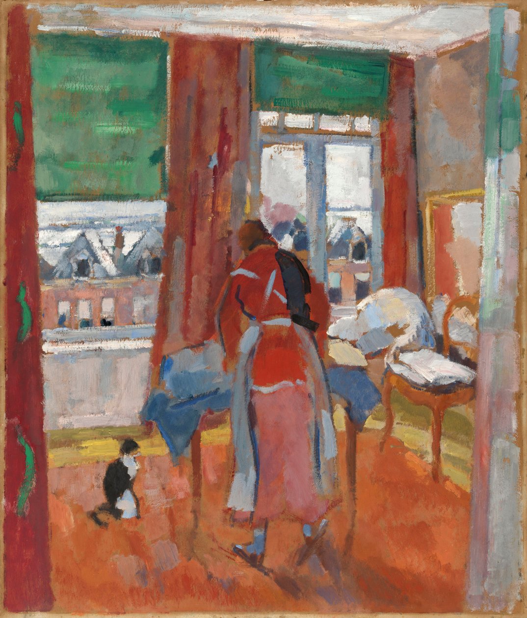 Mulher a passar a ferro de Rik Wouters