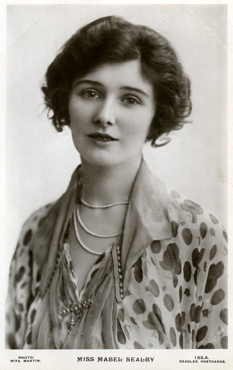Mabel Sealby, atriz britânica, c1900s-c1910s. de Rita Martin