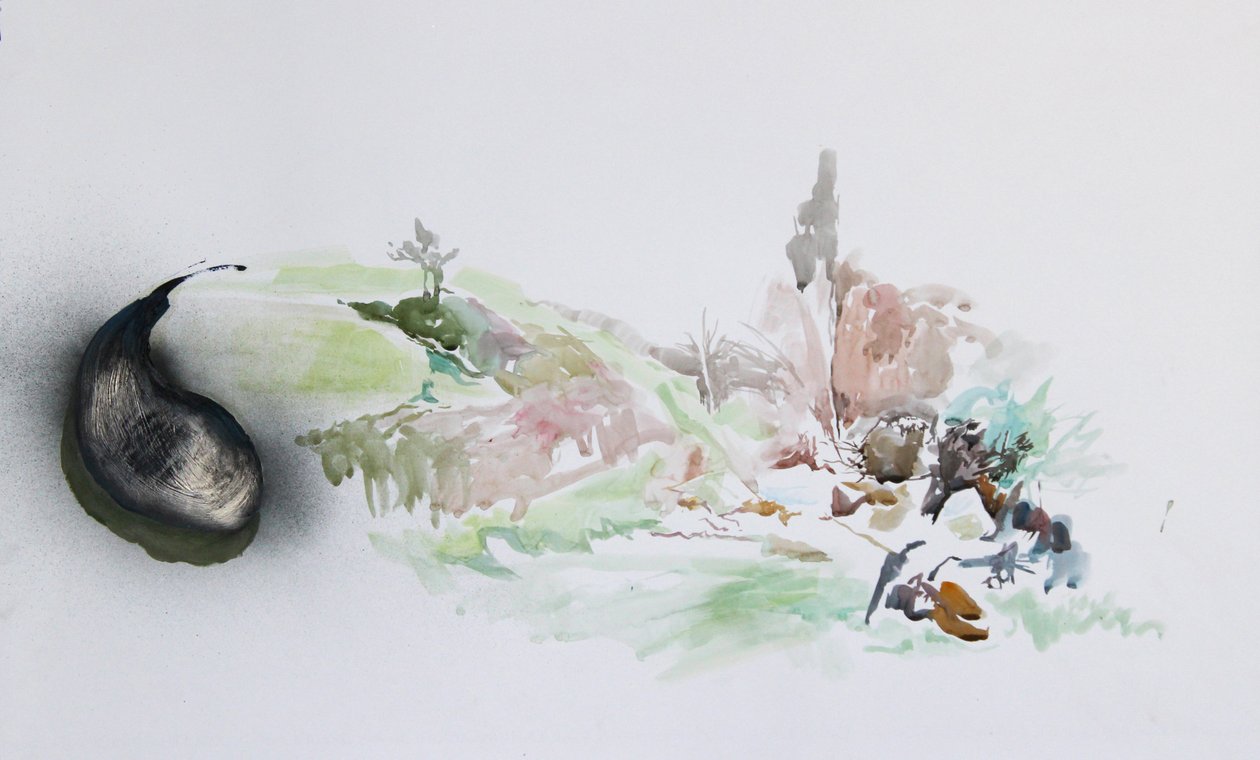 Ponta de mosca, 2015 (aguarela) de Rob D Davies