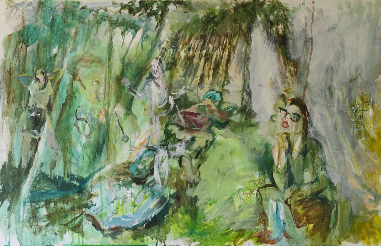 Atirador de Topázio, 2015 (aguarela) de Rob D Davies