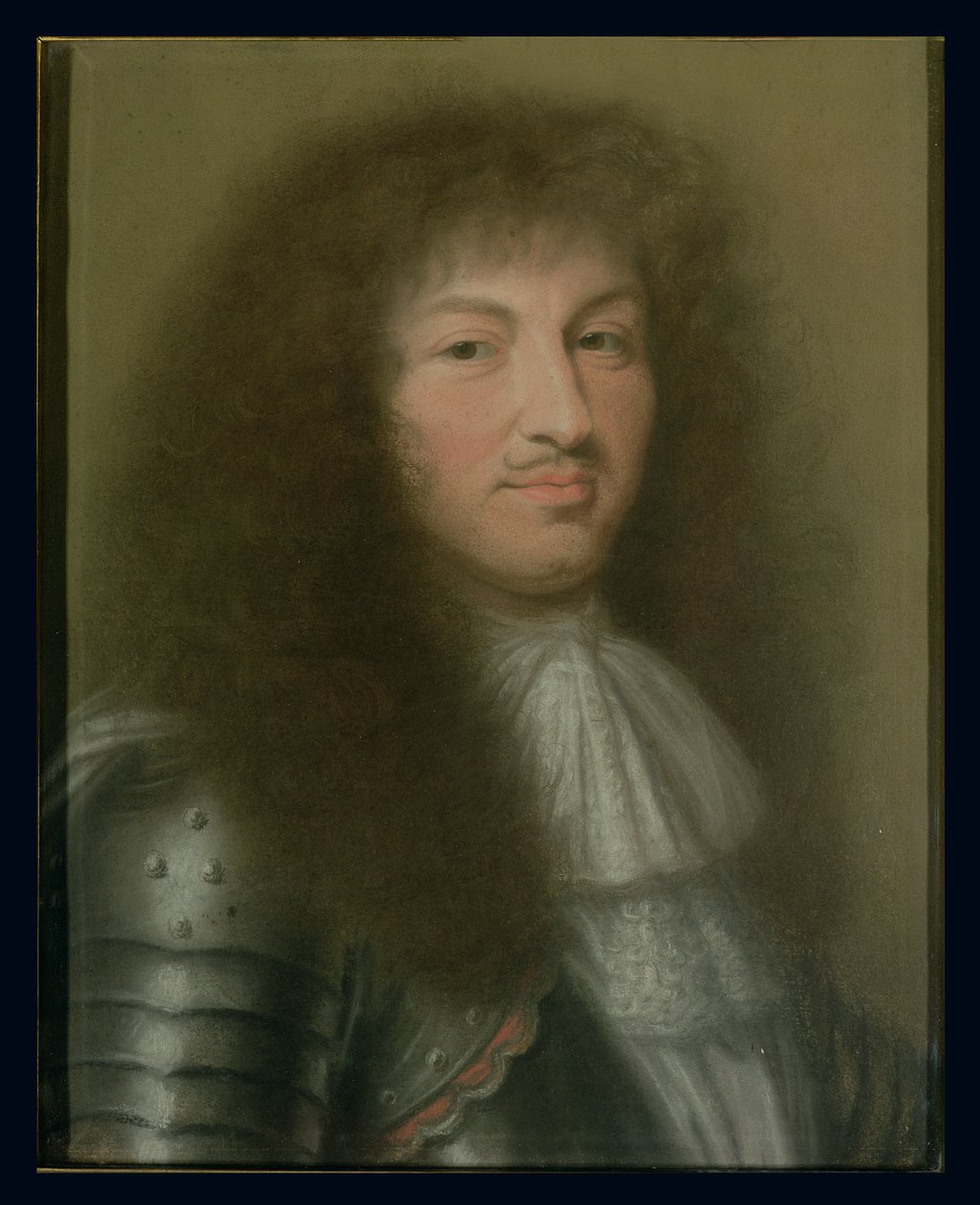 Retrato de Luís XIV (1638-1715) Rei da França (pastel sobre papel) de Robert Nanteuil