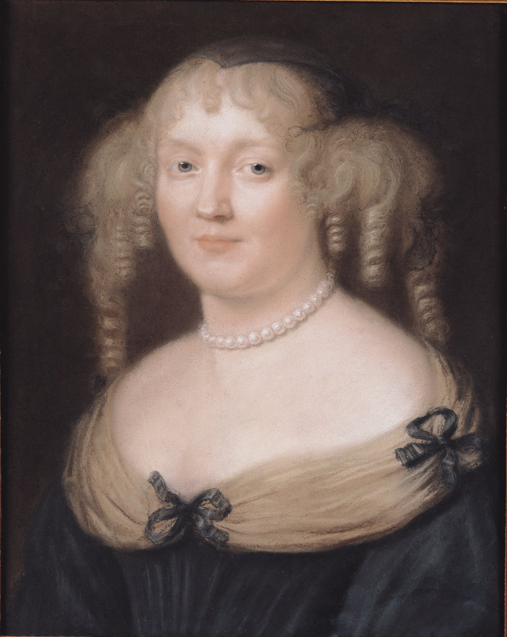 Retrato de Maria de Rabutin-Chantal (1626-96) Marquesa de Sévigné, c.1670 (pastel sobre papel) de Robert Nanteuil