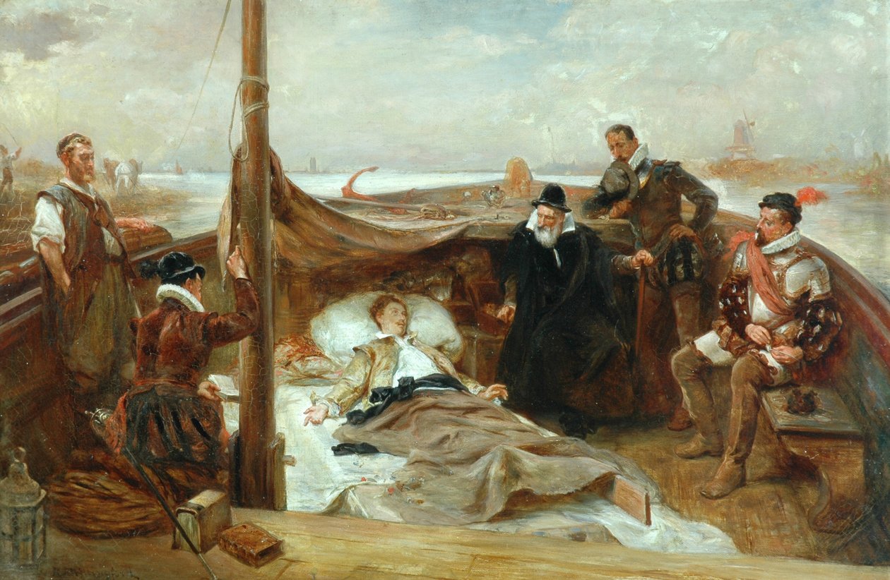 Os últimos dias de Sir Philip Sydney de Robert Alexander Hillingford