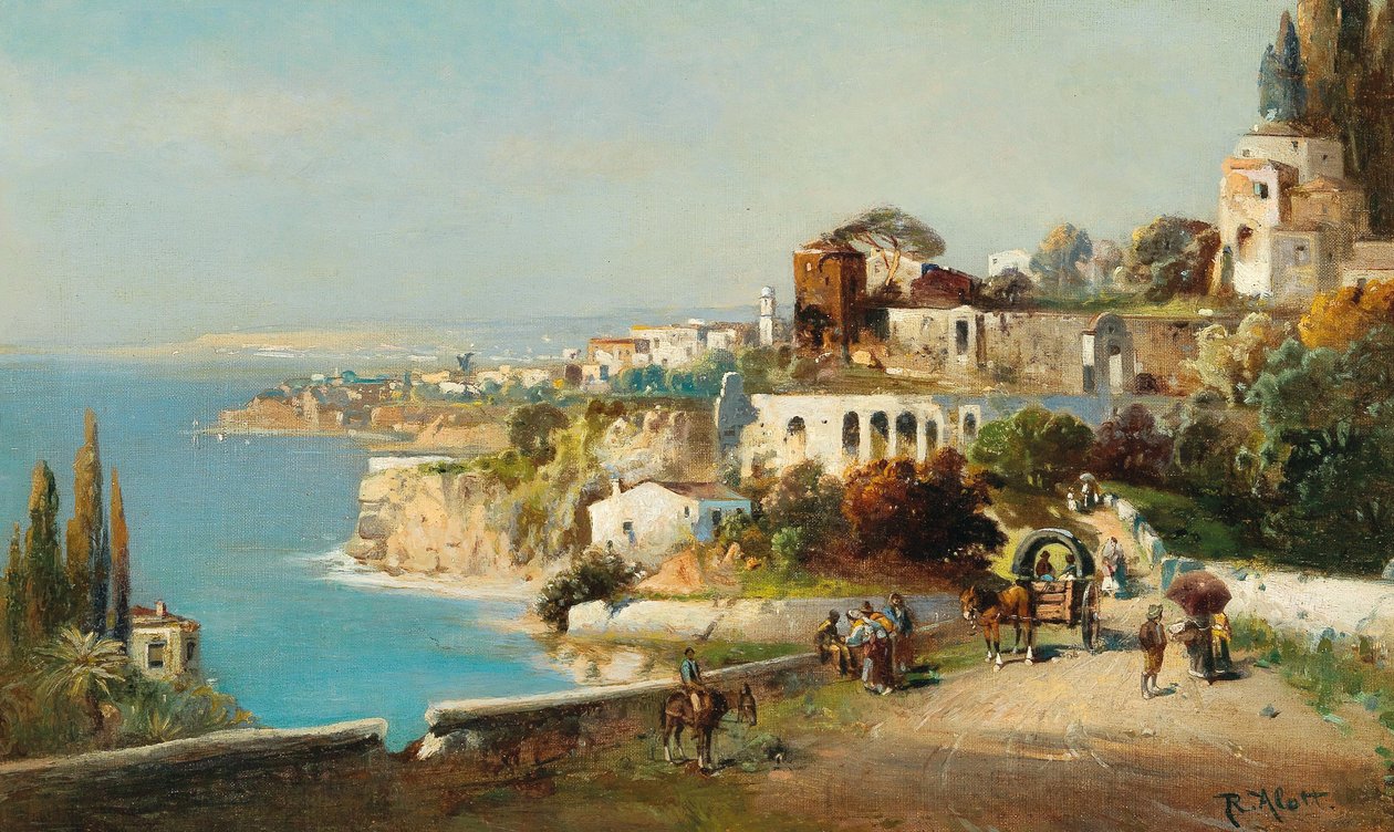 Cidade costeira italiana de Robert Alott