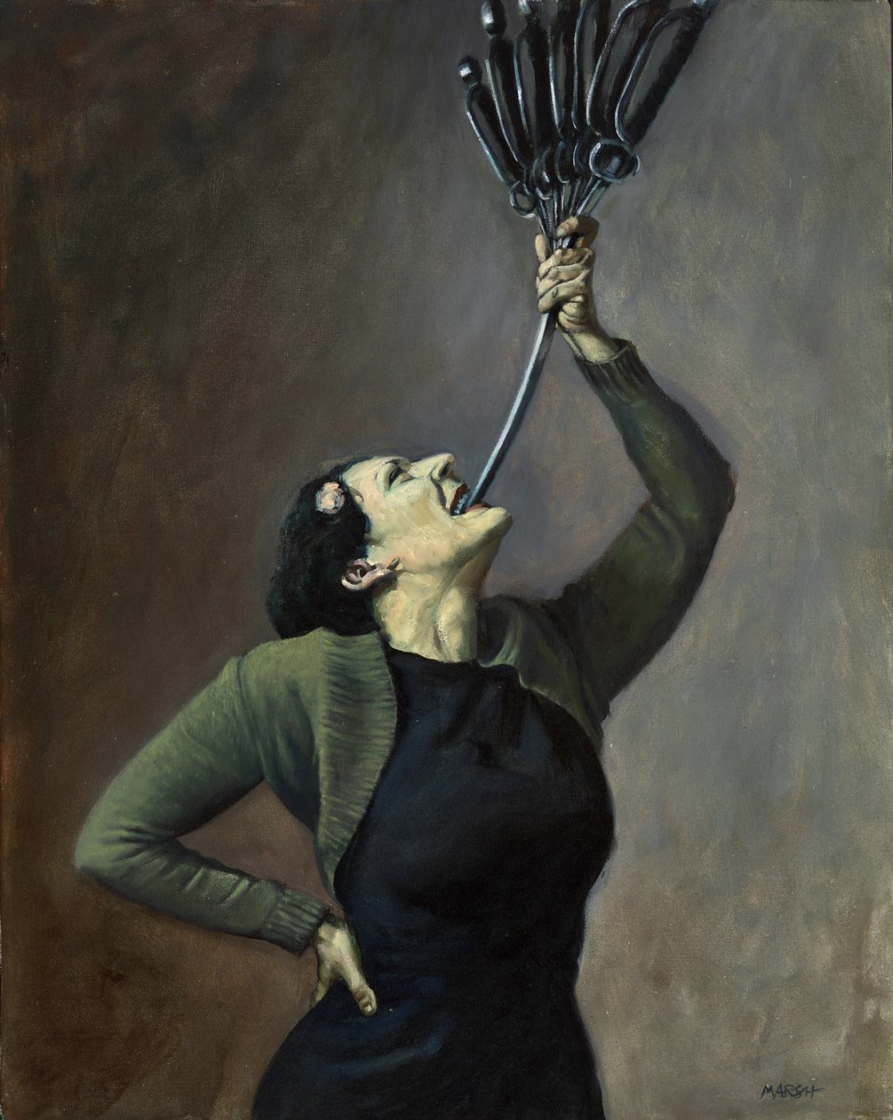 Rainha das espadas, 2005 de Robert Burkall Marsh