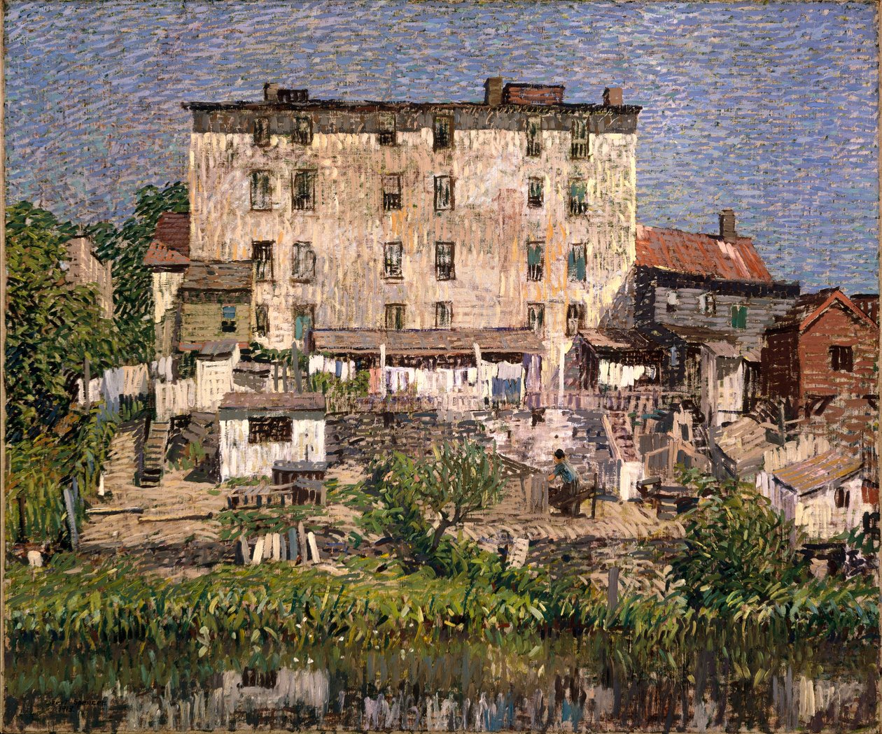 O Tenement Branco, 1913 de Robert C. Spencer