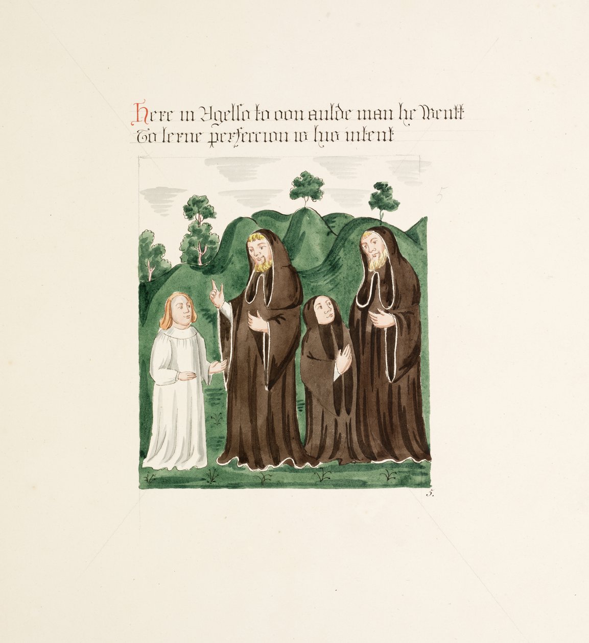 Ms. New Coll 380, f37r. As antiguidades da Igreja Catedral de Santa Maria, Carlisle, desenhada por Robert Carlile, 1795 (caneta e tinta sobre papel) de Robert Carlile