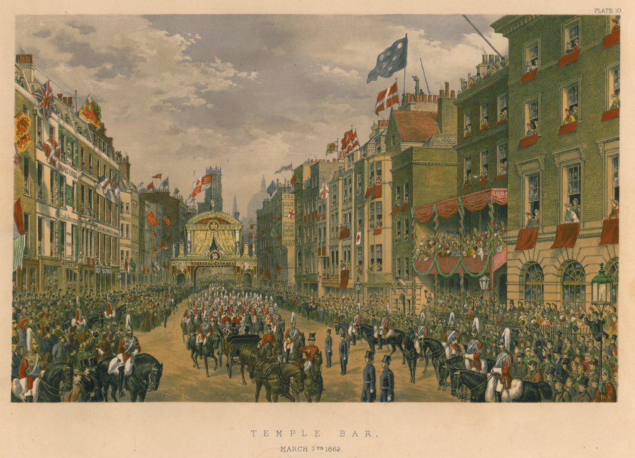 Temple Bar, 7 de março de 1863, 1863 de Robert Charles Dudley