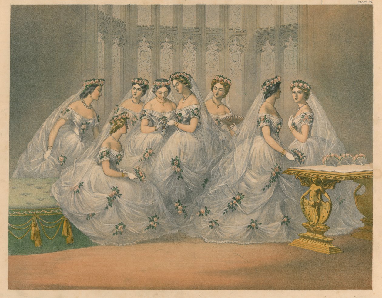 As damas de honra, 1863 de Robert Charles Dudley