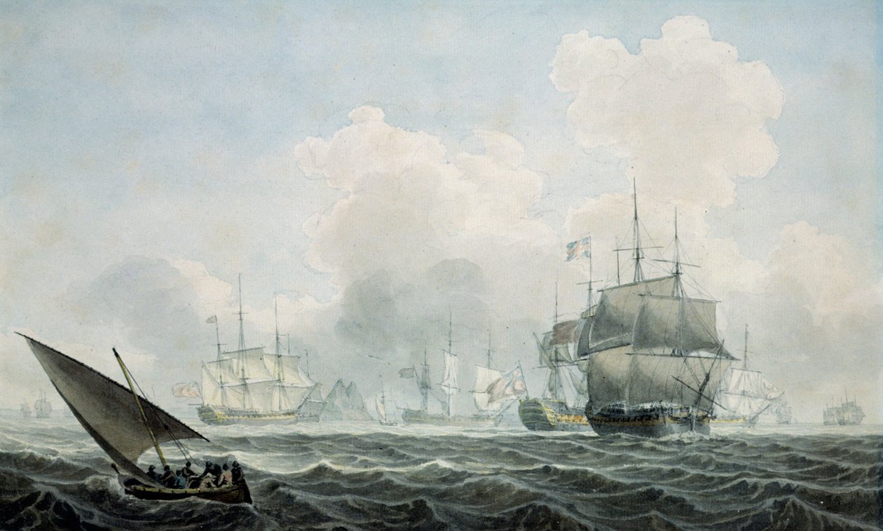 Navios ingleses da guerra de Robert Cleveley