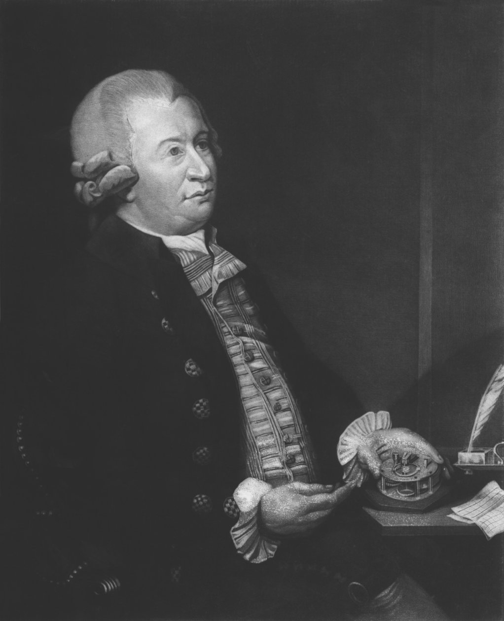 John Arnold (1736-99), gravado por Reid de Robert Davy