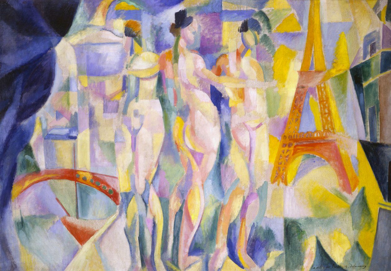 A cidade de paris de Robert Delaunay