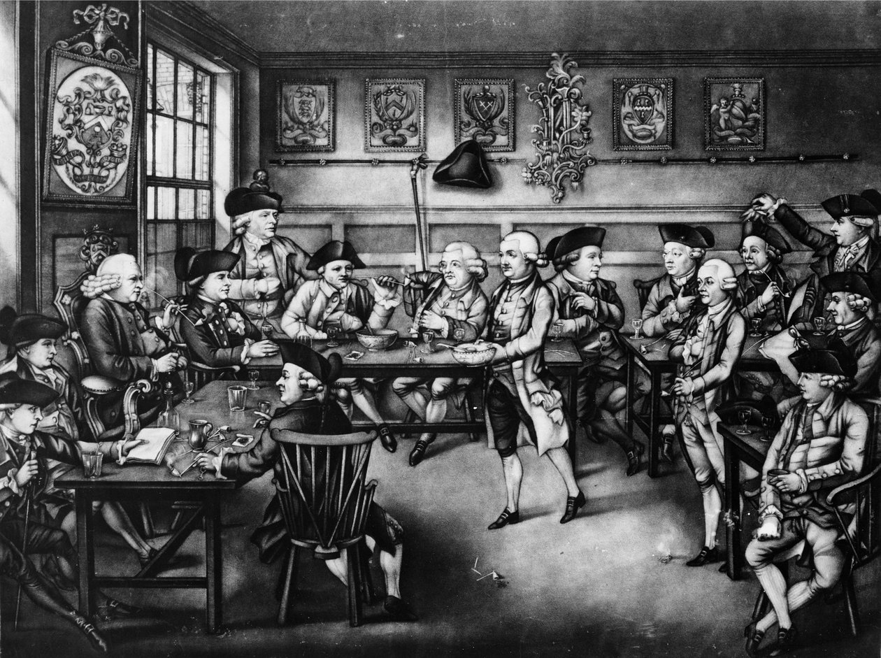 Corte de Equidade ou Reunião da Cidade Convivial, 1779 (mezzotint) de Robert Dighton