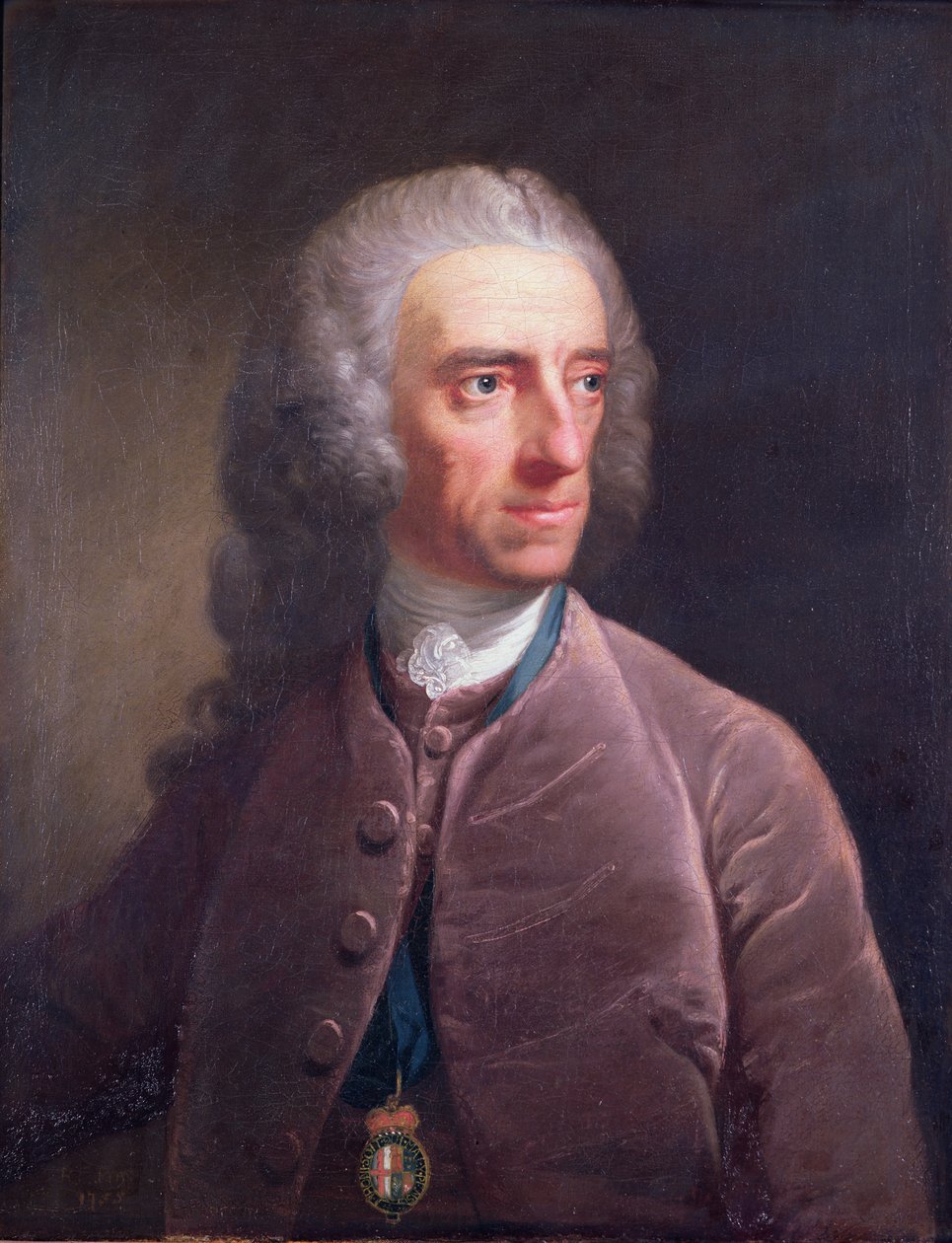 Retrato de Stephen Martin Leake (1702-1773) 1755 de Robert Edge Pine
