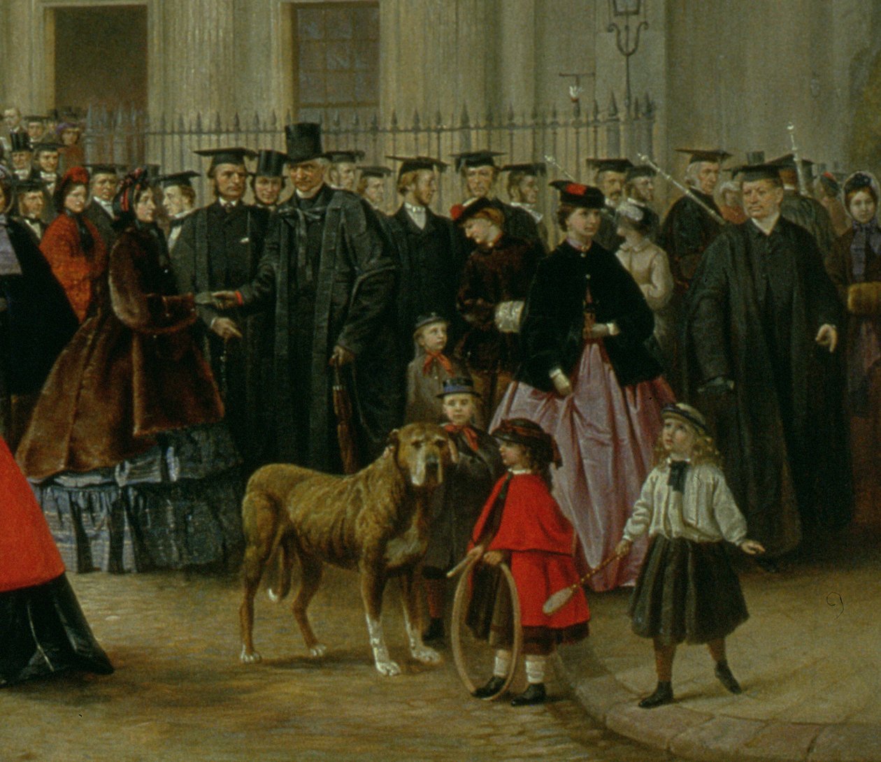 Grau Manhã em Cambridge em 1863 óleo sobre tela detalhe de 169477 de Robert Farren