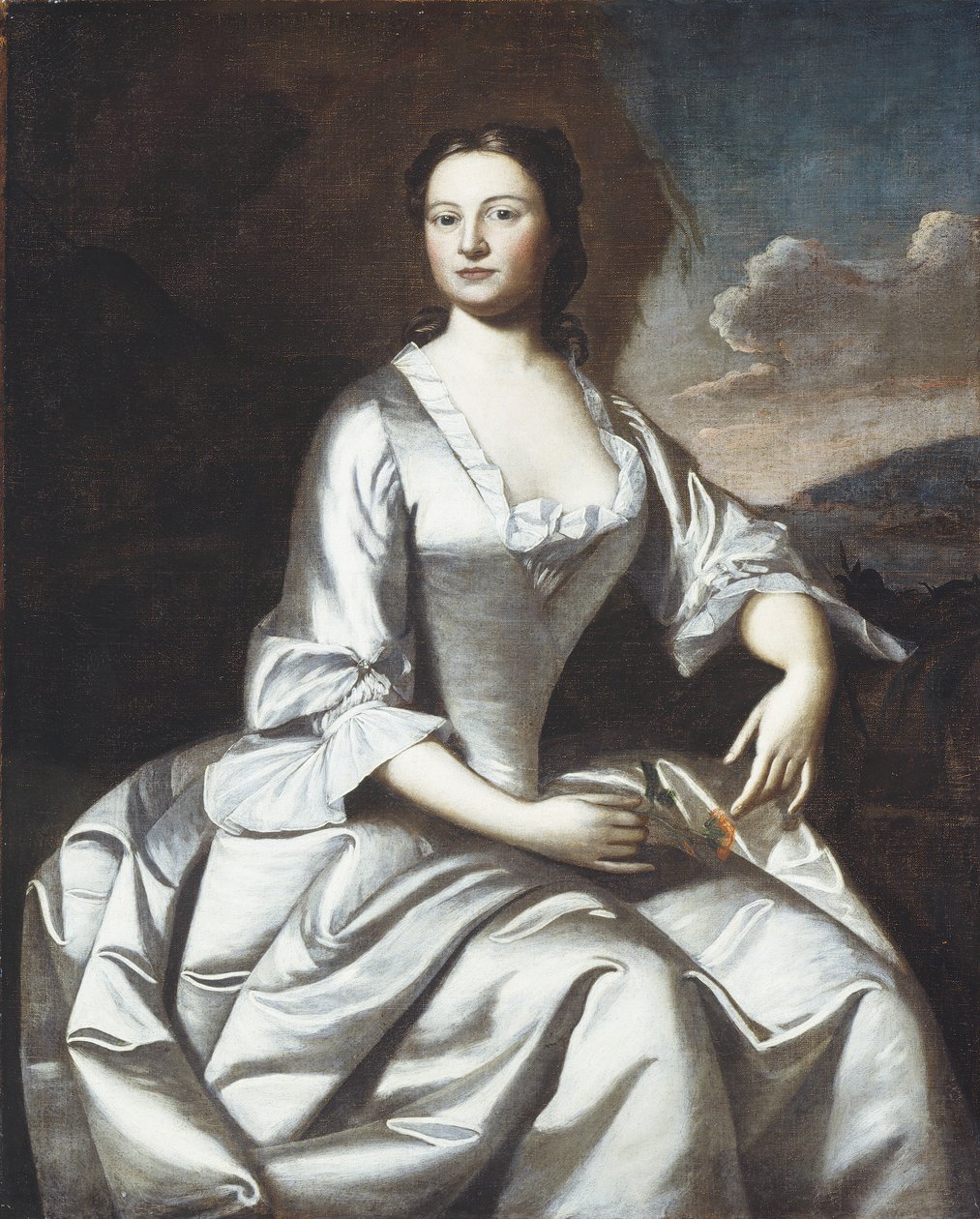 Hermione Pelham Banister (Sra. John Banister) 1748 de Robert Feke
