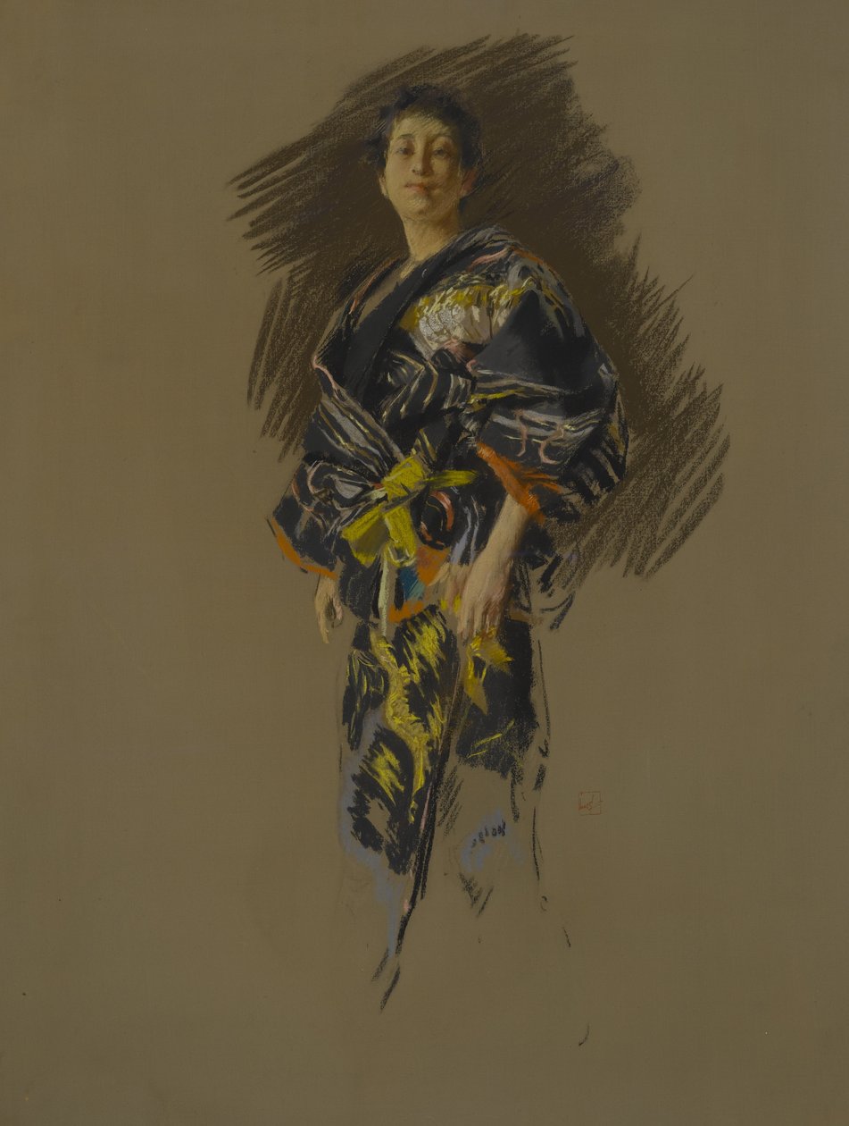 Mulher, japoneses, traje, c.1882 de Robert Frederick Blum
