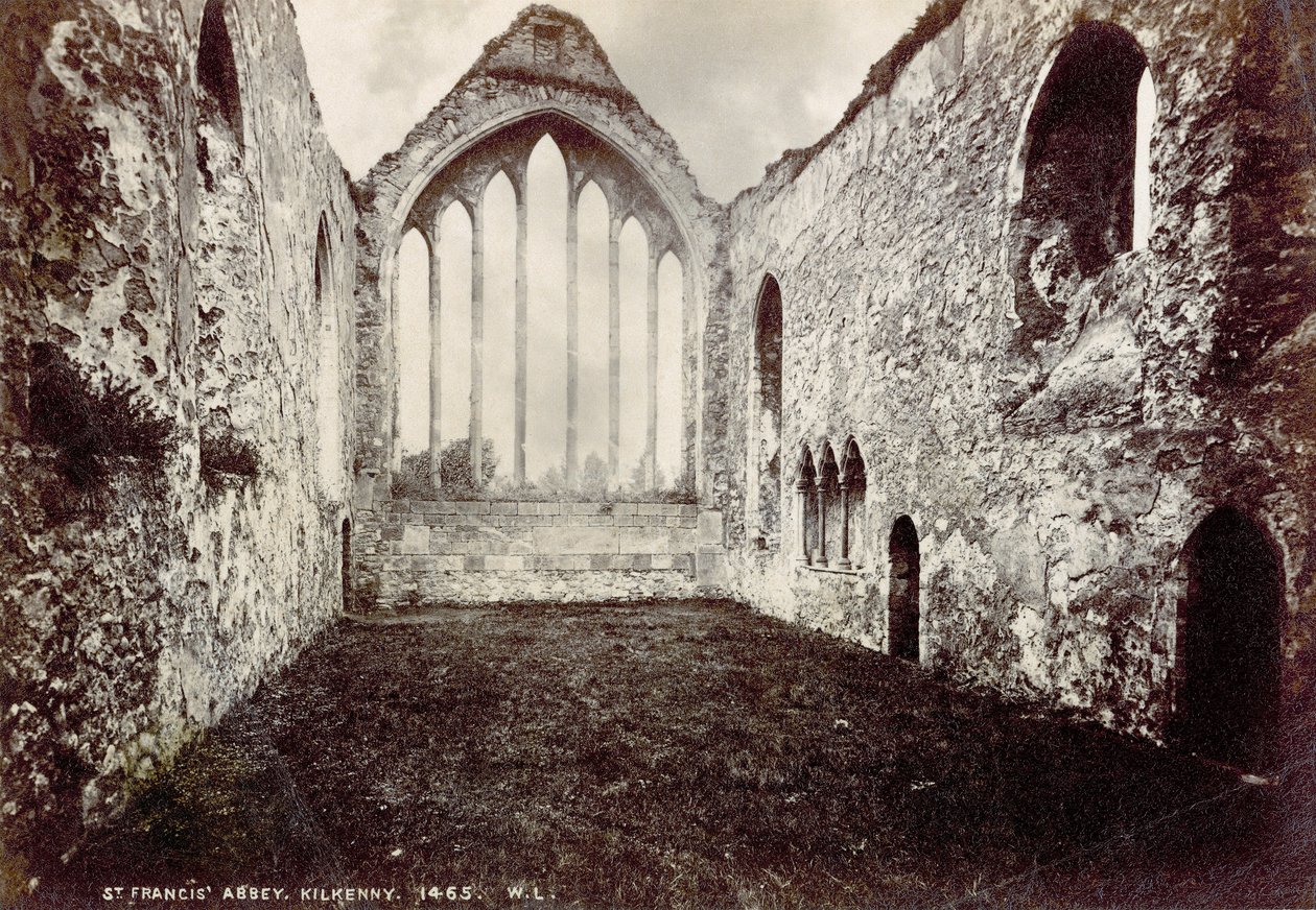 Abadia de São Francisco, Kilkenny (foto sépia) de Robert French
