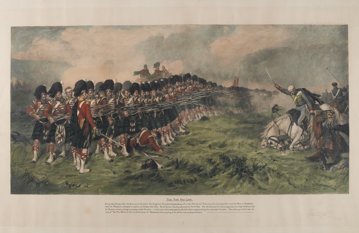 A Linha Vermelha Fina, publicada em 1883 de Robert Gibb