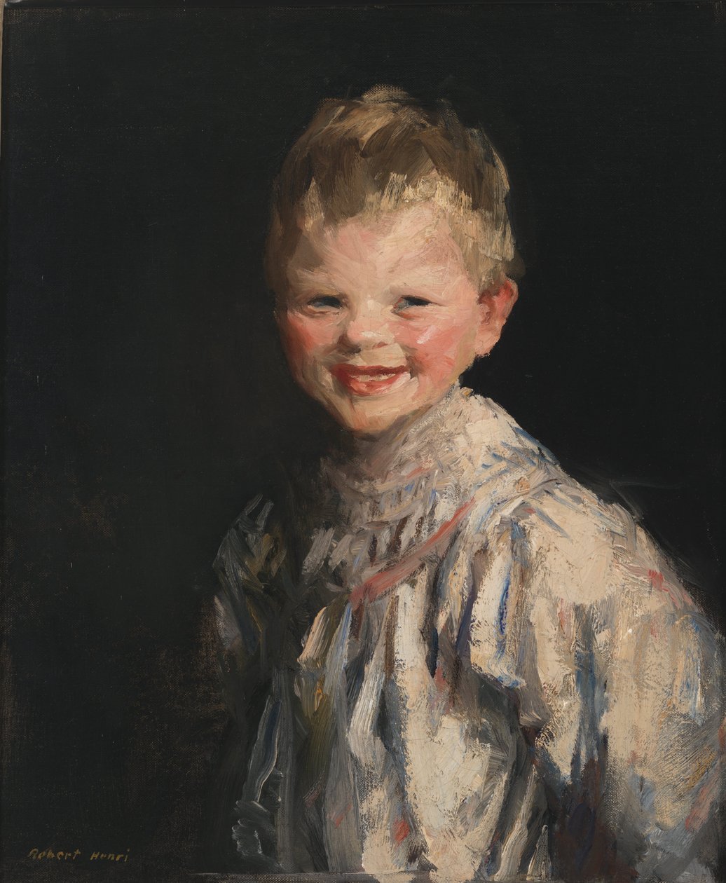 Criança rindo de Robert Cozad Henri