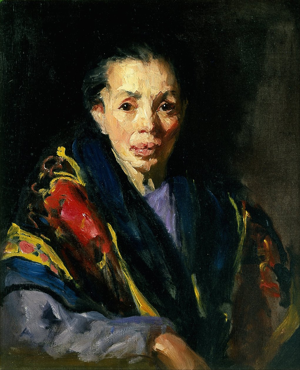 O modelo antigo (velha mulher espanhola) de Robert Cozad Henri