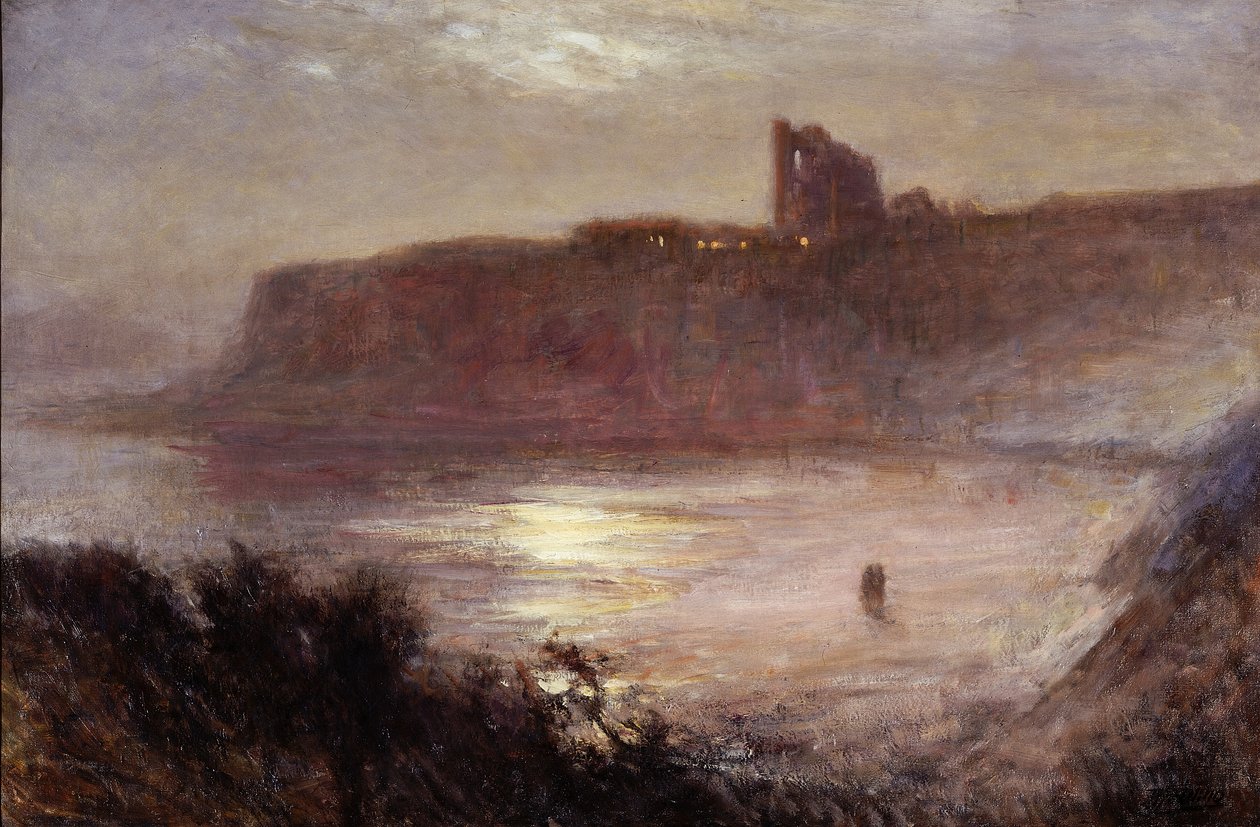 Luar - Priorado de Tynemouth, cerca de 1922 de Robert Jobling