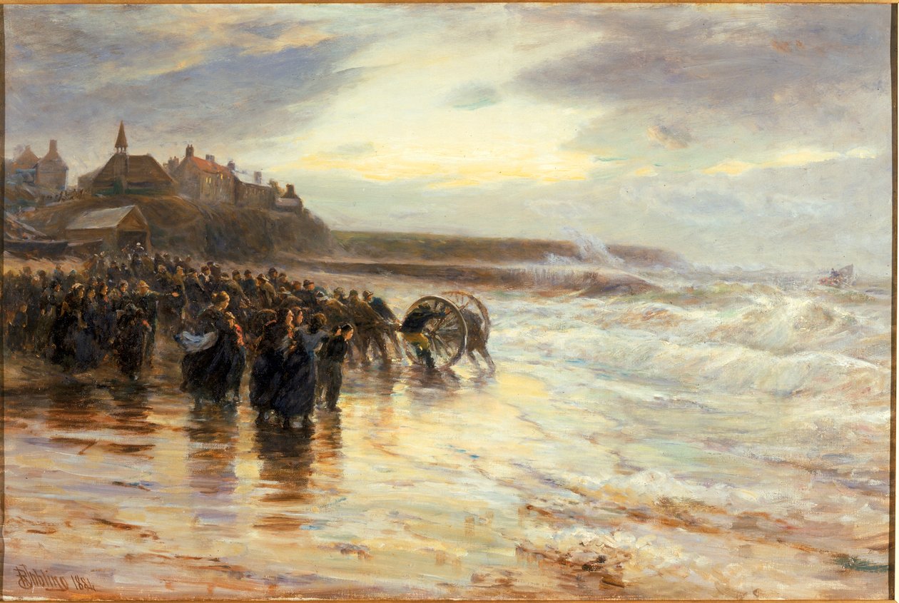 O barco salva-vidas, 1884 de Robert Jobling