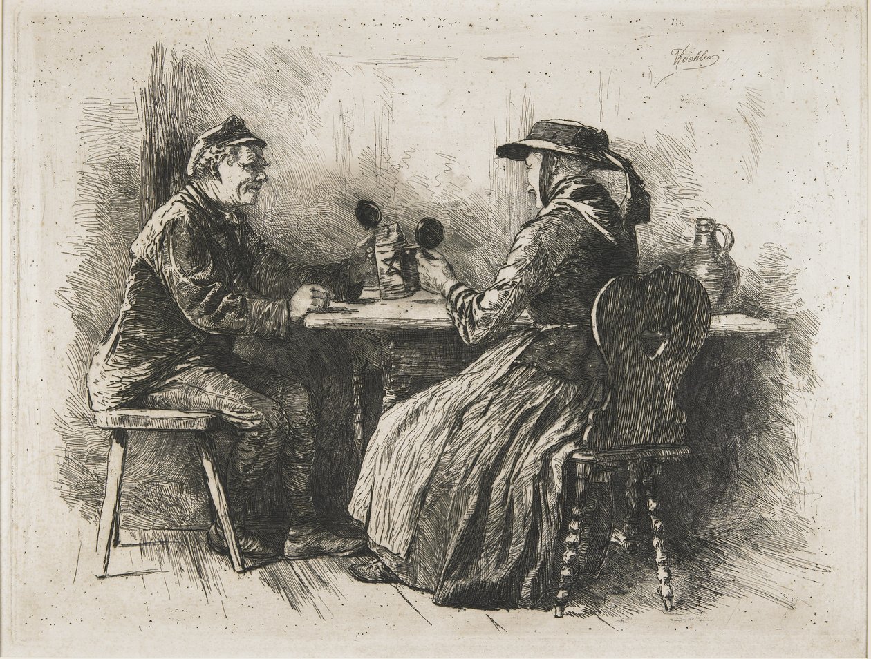 Prosit !, 1886 de Robert Koehler