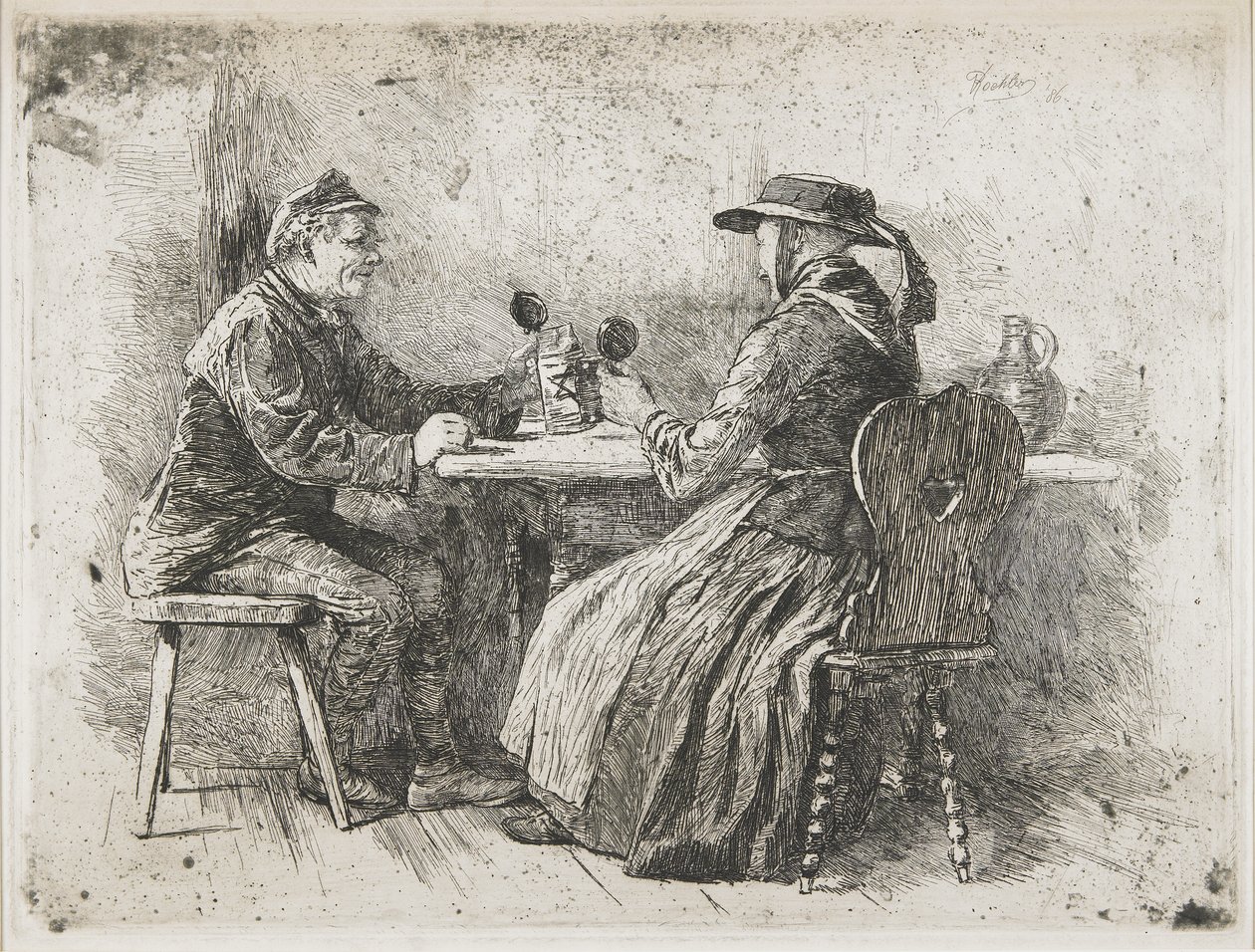 Prosit !, 1886 de Robert Koehler