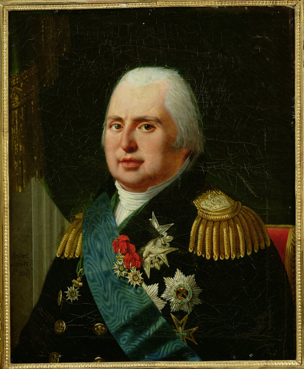 Louis XVIII (1755-1824) depois de 1815 de Robert Lefevre
