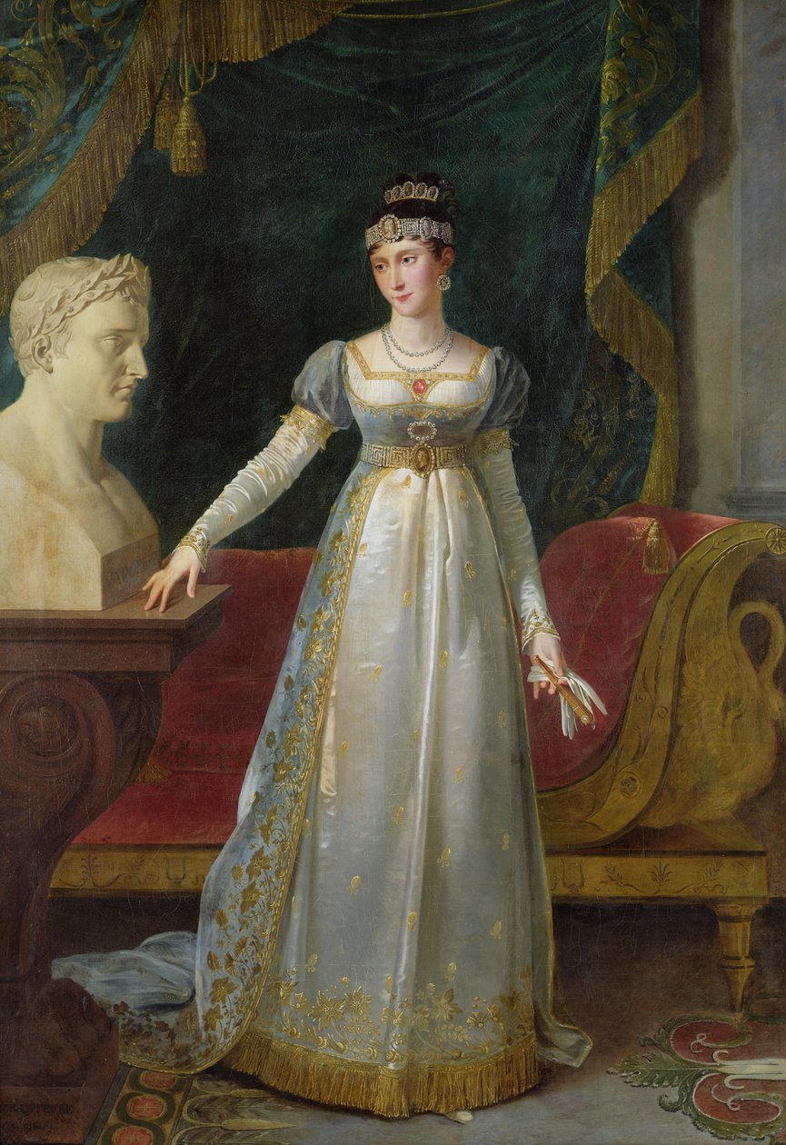Marie Pauline Bonaparte (1780-1825) Princesa Borghese, 1808 de Robert Lefevre