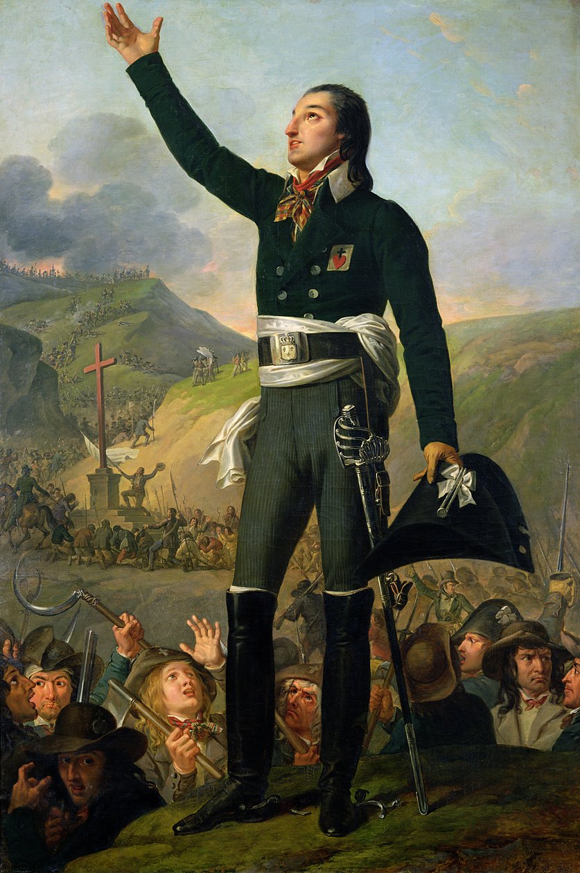 Retrato de Louis Marie de Salgues (1766-93) Marquês de Lescure, 1818 de Robert Lefevre