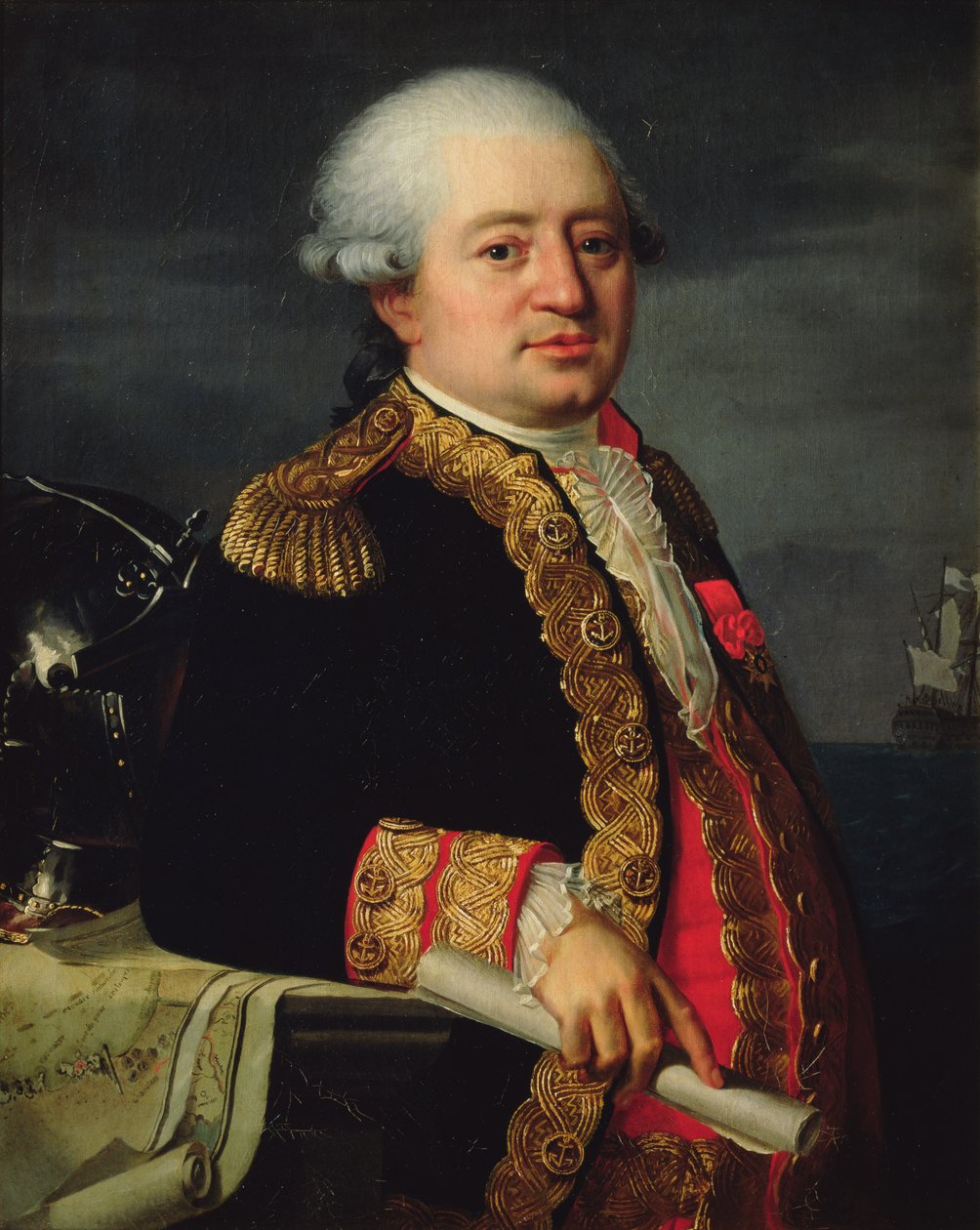 Retrato do Conde do La Bretonniere de Robert Lefevre
