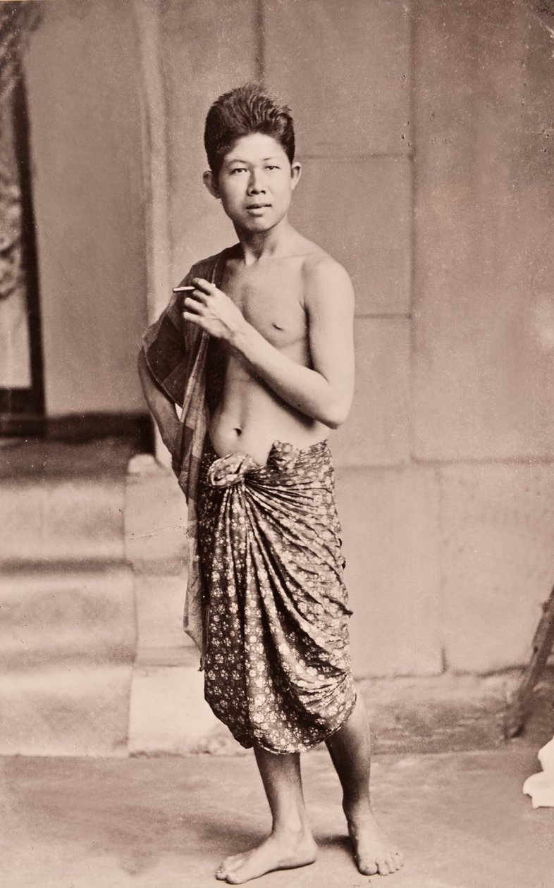 Um homem siamês, c.1890 de Robert Lenz