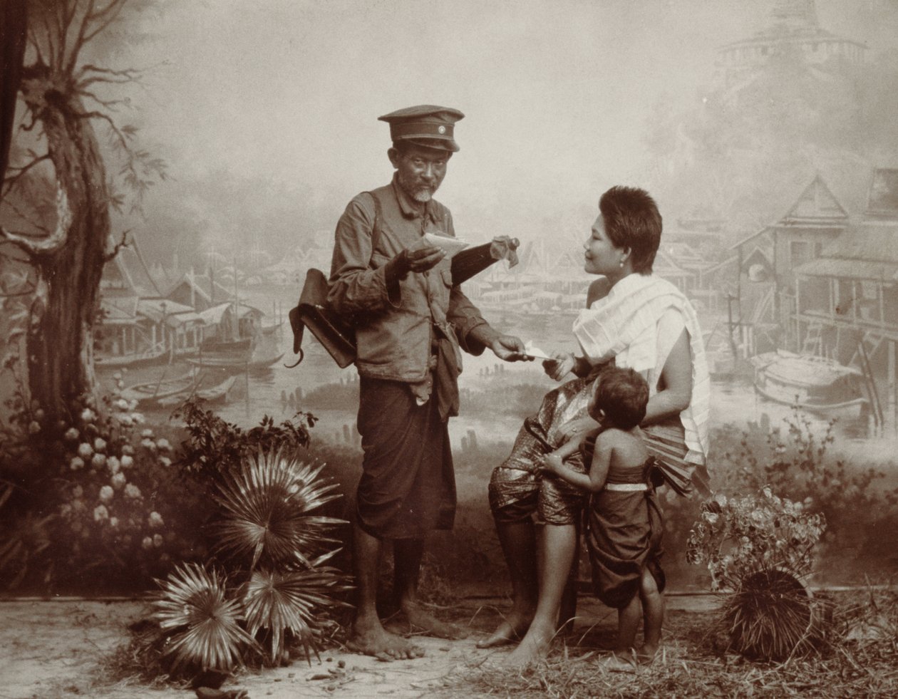 Serviço postal antecipado na Tailândia, 1890 de Robert Lenz