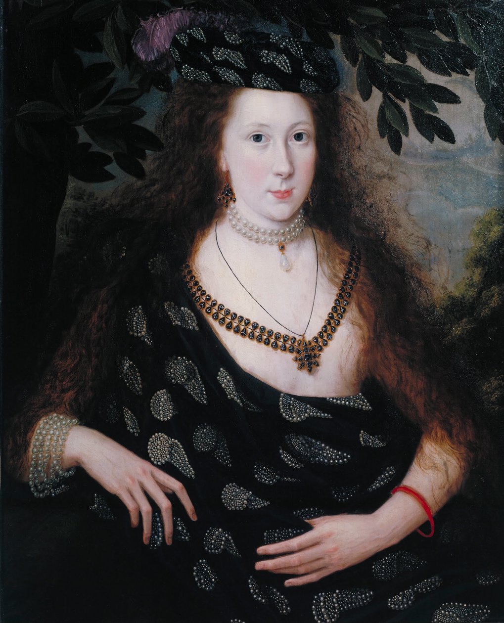 Senhora Elizabeth Pope de Robert Peake