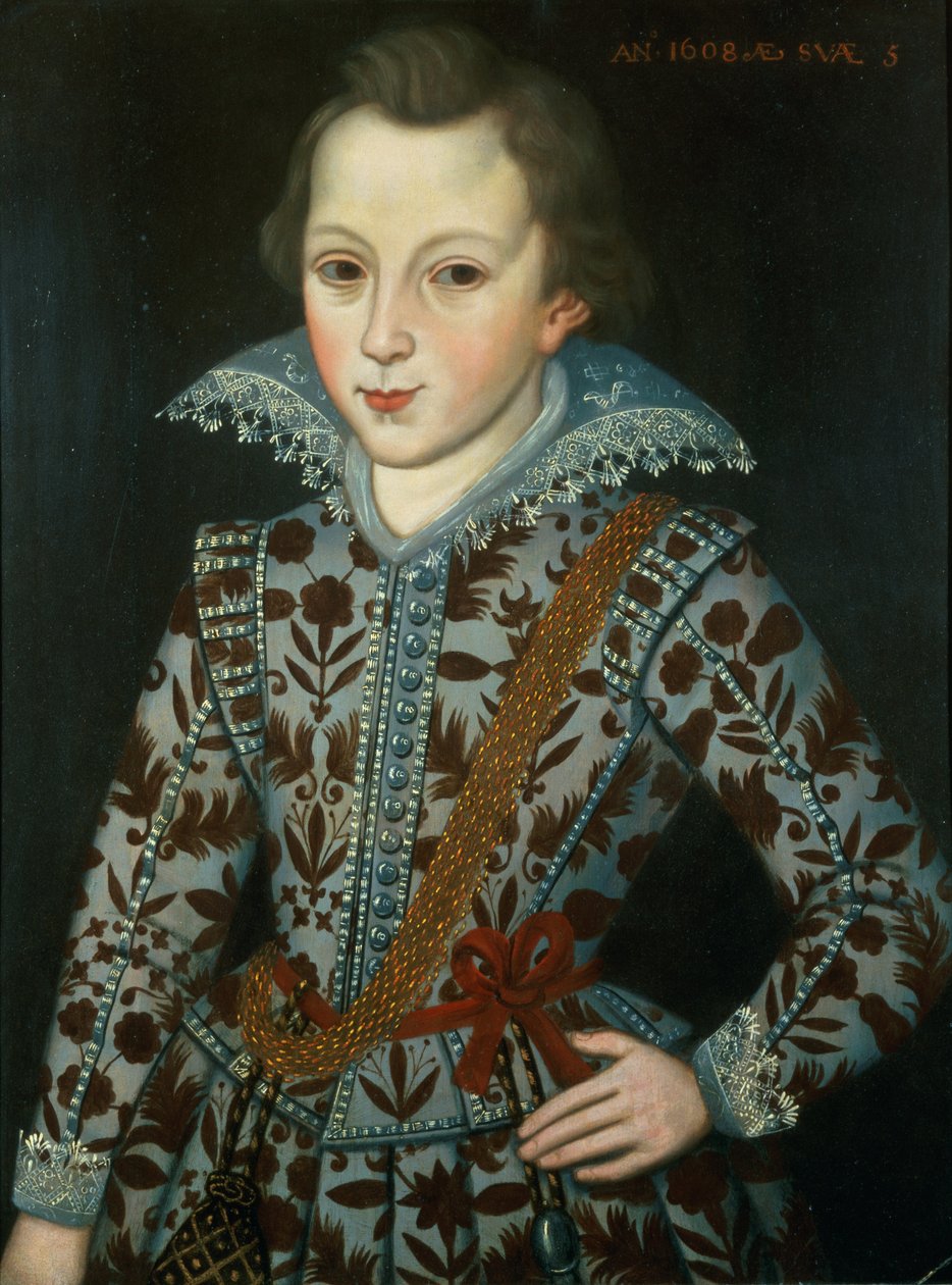 Retrato de um jovem rapaz, cinco anos de Robert Peake
