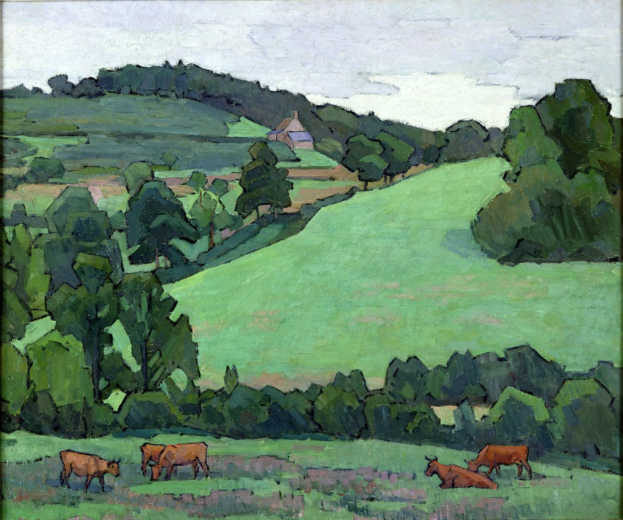 Através da Água da Bolham de Robert Polhill Bevan