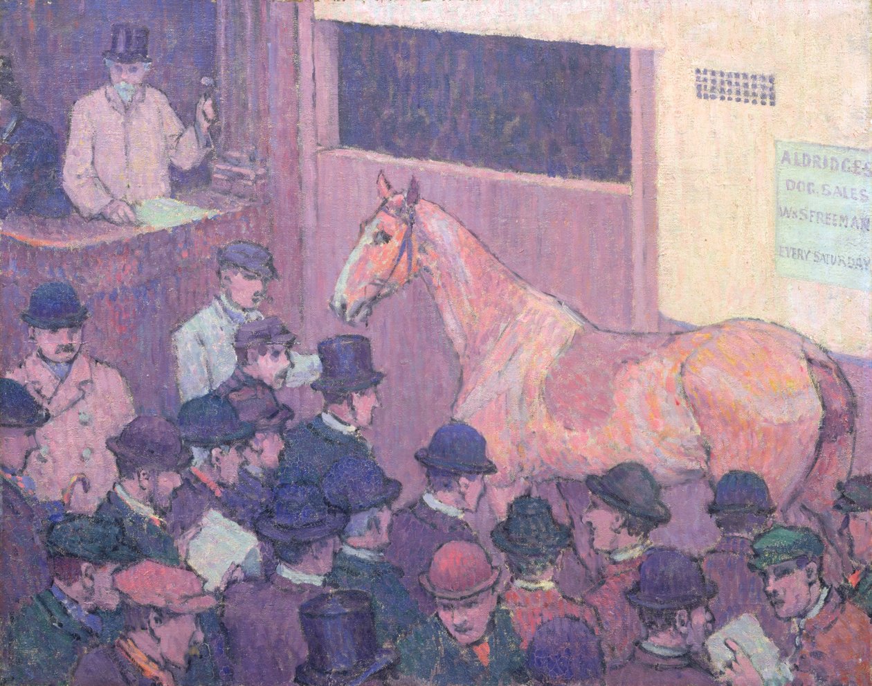 Tranquila com todos os transtornos da estrada, c.1912 de Robert Polhill Bevan