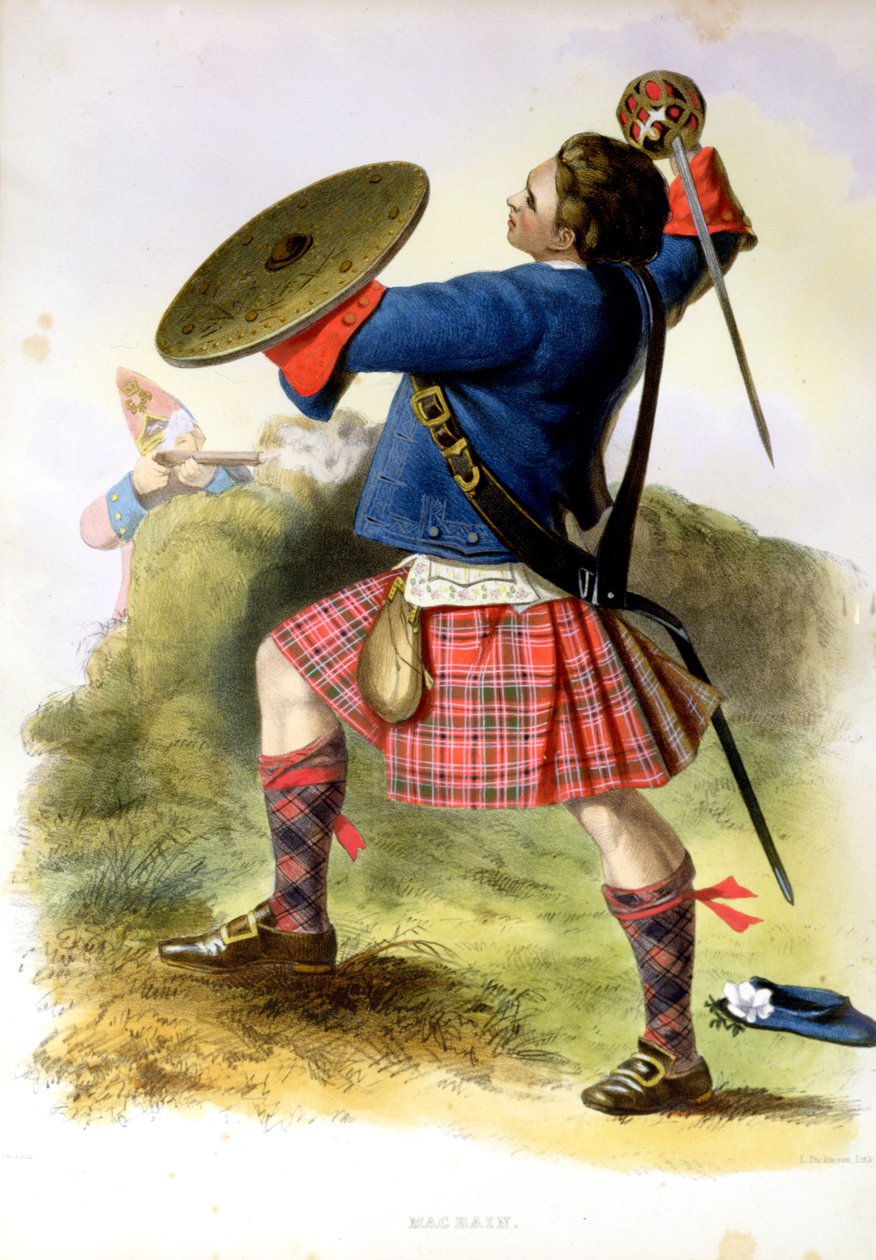 Gillies MacBean em Culloden em 1746 de Robert Ronald McIan
