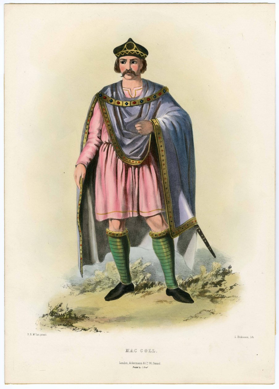 Mac Coll, dos clãs das terras altas escocesas, pub.1845 de Robert Ronald McIan