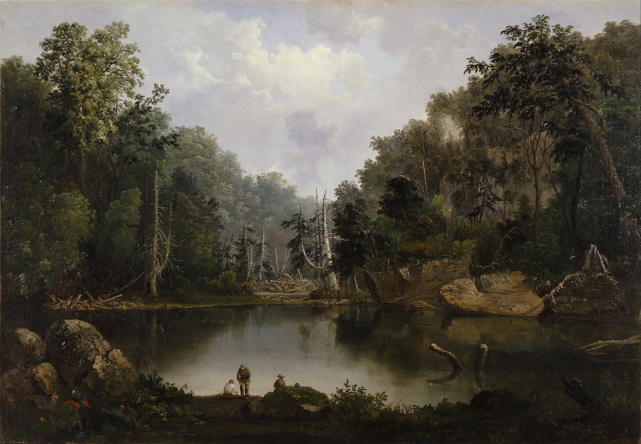 Buraco Azul, Águas De Inundação, Pequeno Rio De Miami de Robert Scott Duncanson