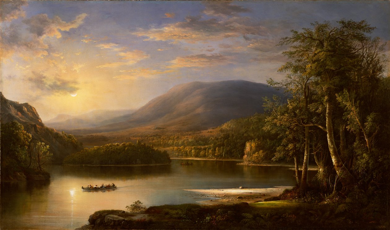 Ellens Isle, Loch Katrine, 1871 de Robert Scott Duncanson