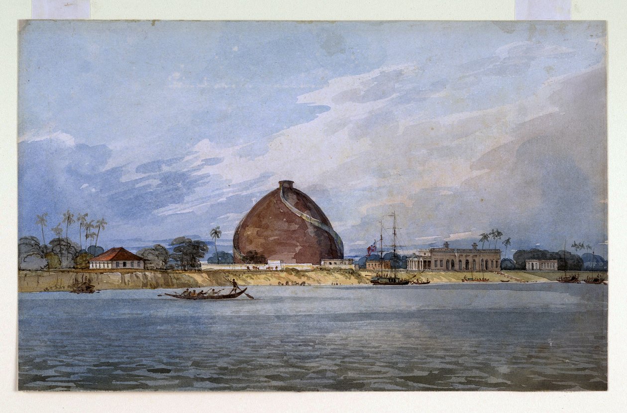 Golghar em Bankipur, perto de Patna, 1814-15 de Robert Smith