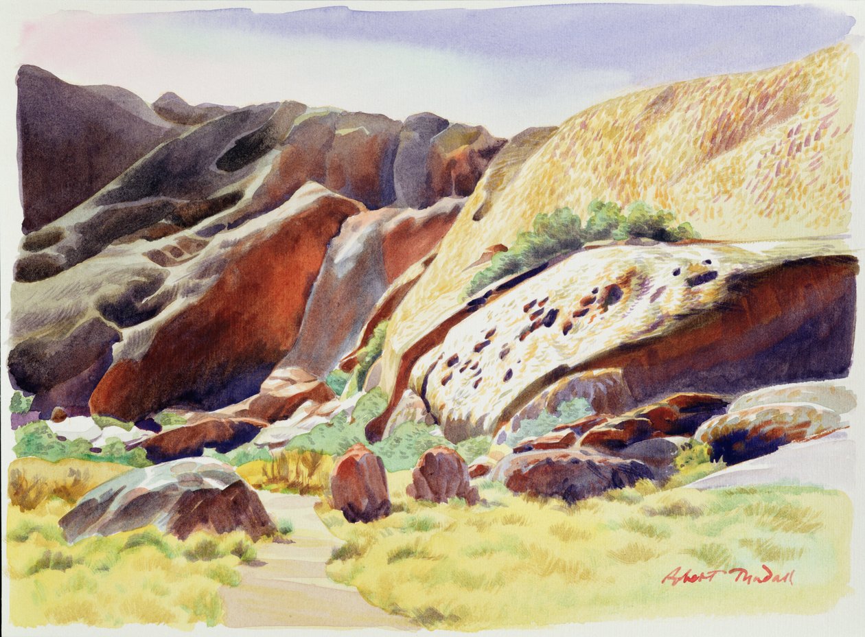 Aspectos de Uluru (Ayers Rock), Austrália (wc) de Robert Tyndall