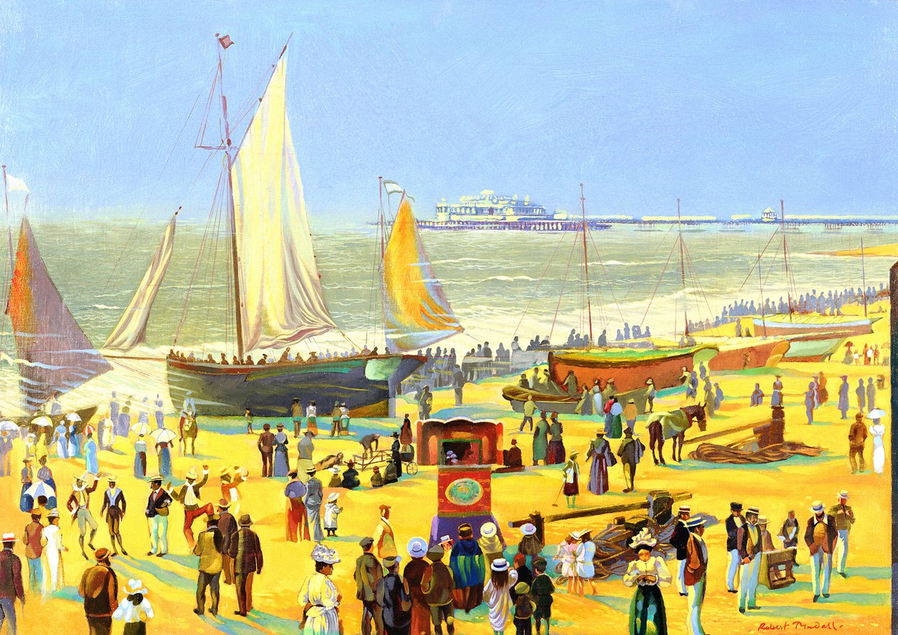 Fantasmas na praia de Brighton de Robert Tyndall