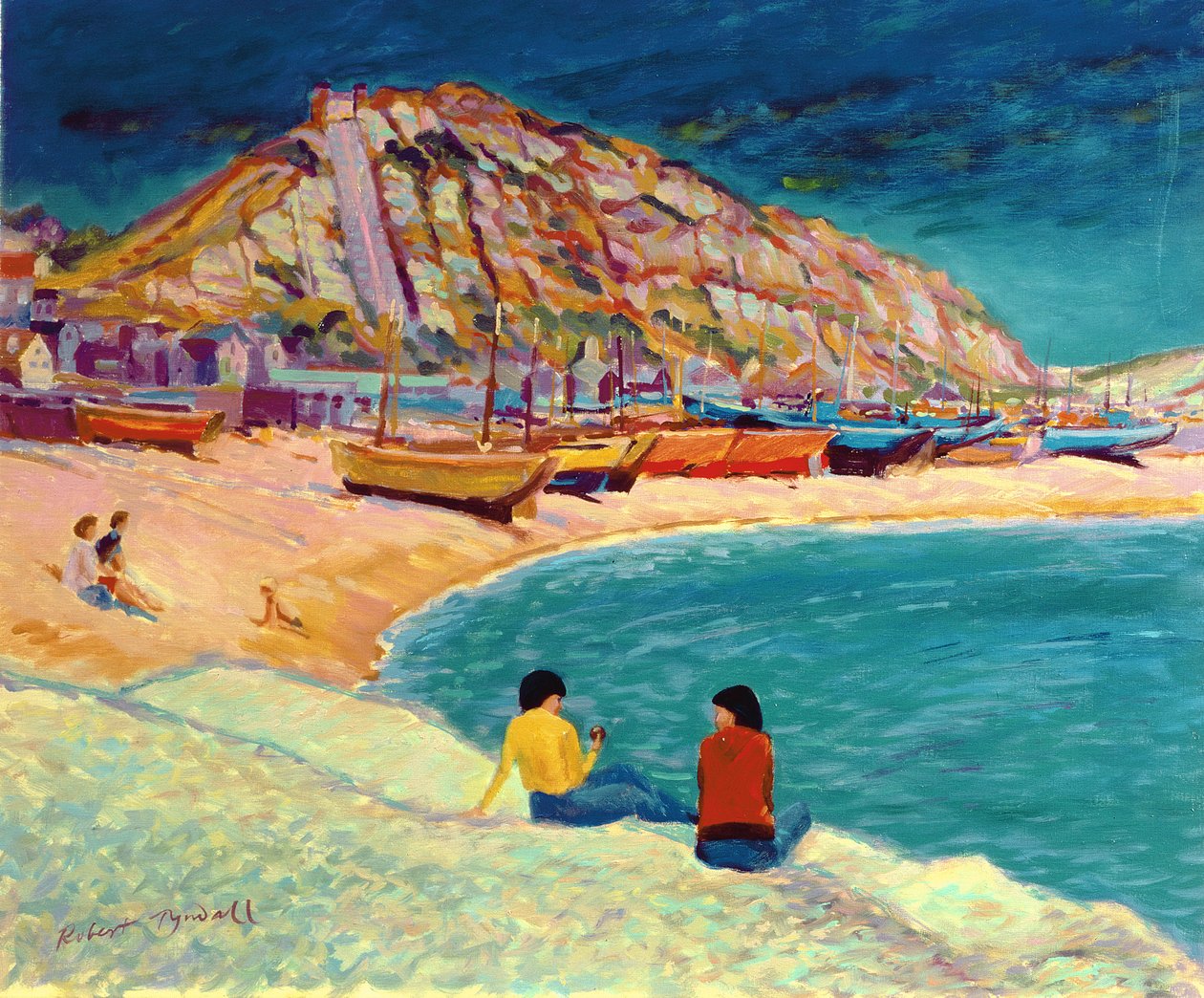 Hastings: cena de praia de Robert Tyndall