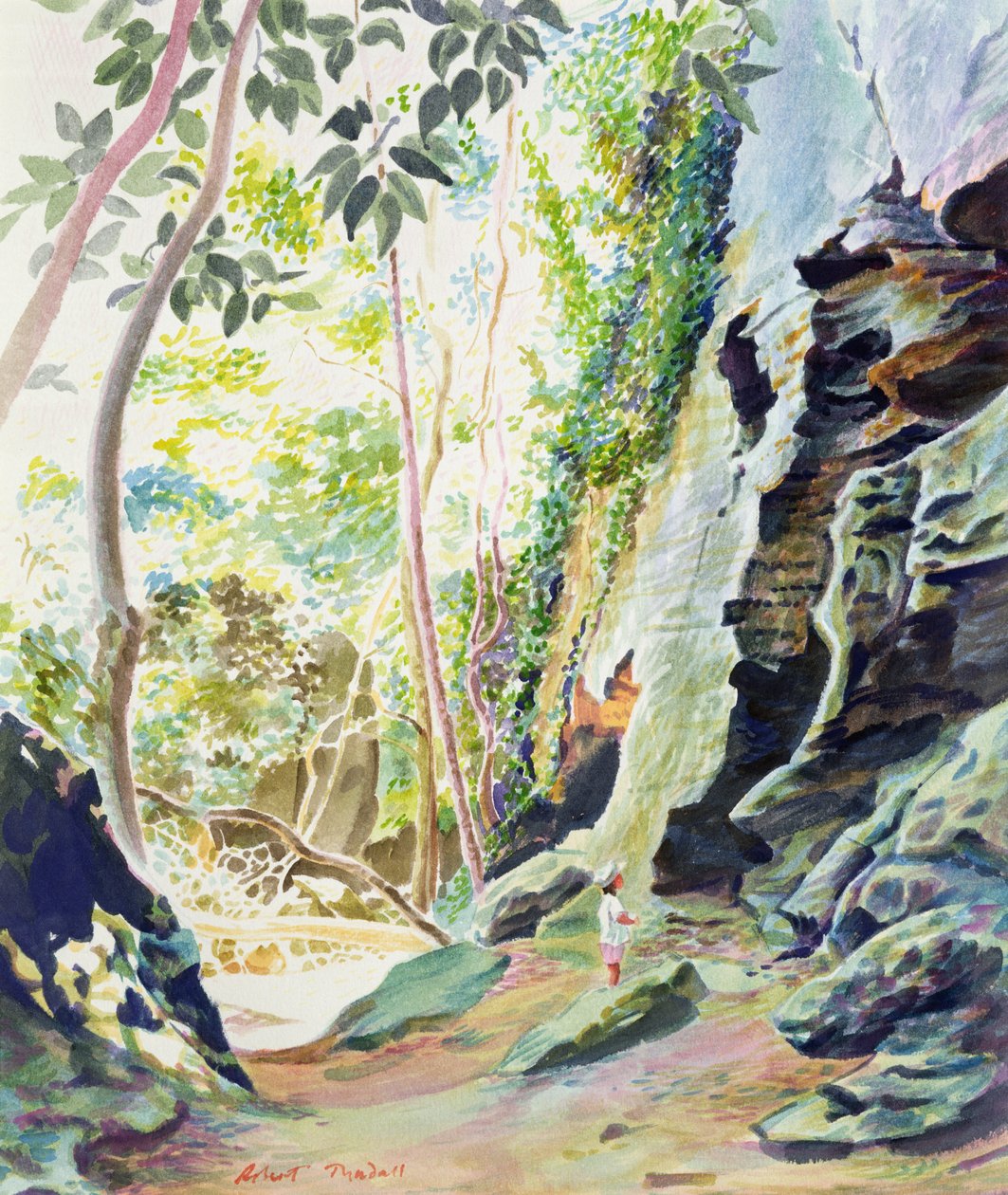 Rochas perto de Nowra, NSW Austrália (wc) de Robert Tyndall