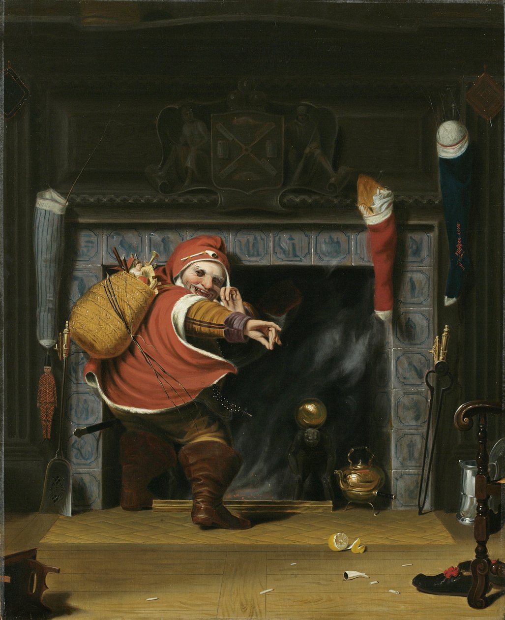 Papai Noel ou São Nicolau, 1837 de Robert Walter Weir