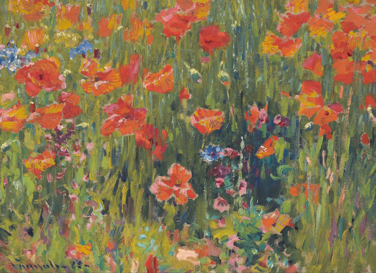 Papoilas de Robert William Vonnoh